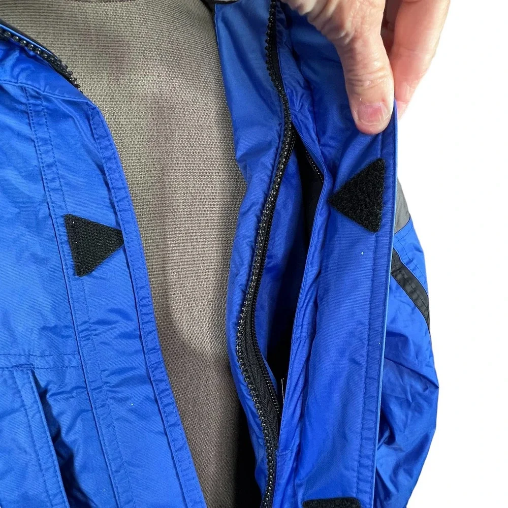 Vintage Men’s Nordica All Terrain Insulated Blue Ski / Snow Jacket XL